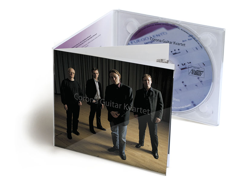 „Corona Guitar Kvartet“ albumo dizainas