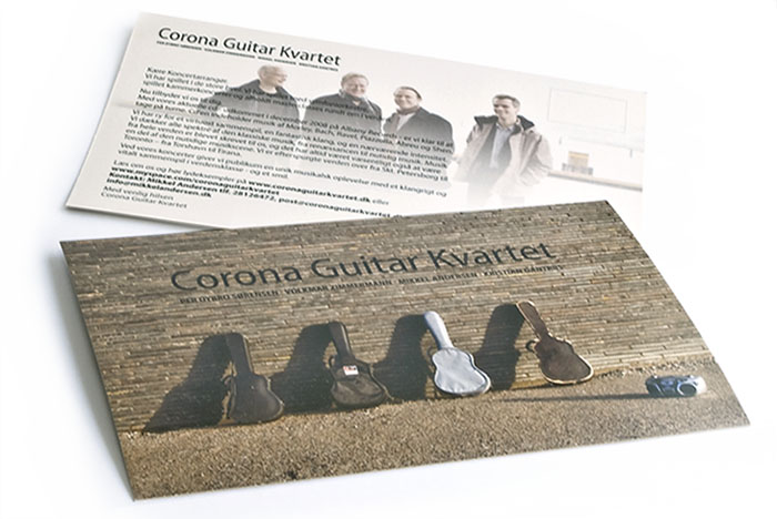 „Corona Guitar Kvartet“ albumo dizainas