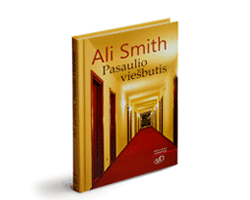 Ali Smith knygos „Pasaulio viešbutis“ <bw/> viršelio dizainas