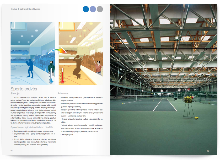 Tarptautinės įmonės „Lindab“<br/> produktinės brošiūros dizainas