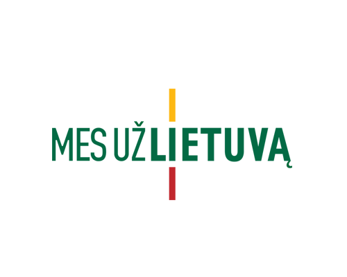 „Mes už Lietuvą“<br />logotipo šūkiui sukūrimas