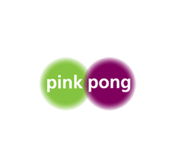 „PinkPong“ logotipo sukūrimas<br/ >komunikacijos ir informacinės elgsenos agentūrai