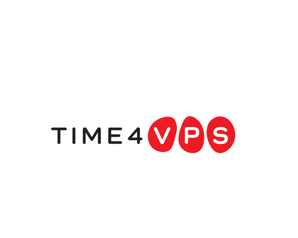 Logotipo sukūrimas<br/>„Time4vps“ hostingo tiekėjui