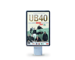 „UB40“ muzikos grupės <br/> plakato dizainas