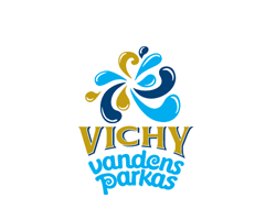 „Vichy“ vandens parko logotipo<br/ >ir firminio stiliaus sukūrimas